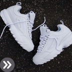 Tênis Disruptorll Branco Casual Masculino e Feminino Academia - Super Promoção