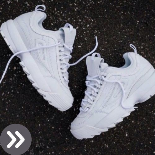 Tênis Disruptorll Branco Casual Masculino e Feminino Academia - Super Promoção