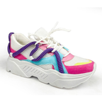 Tênis Feminino Chunky Sneaker Colorido Virginia