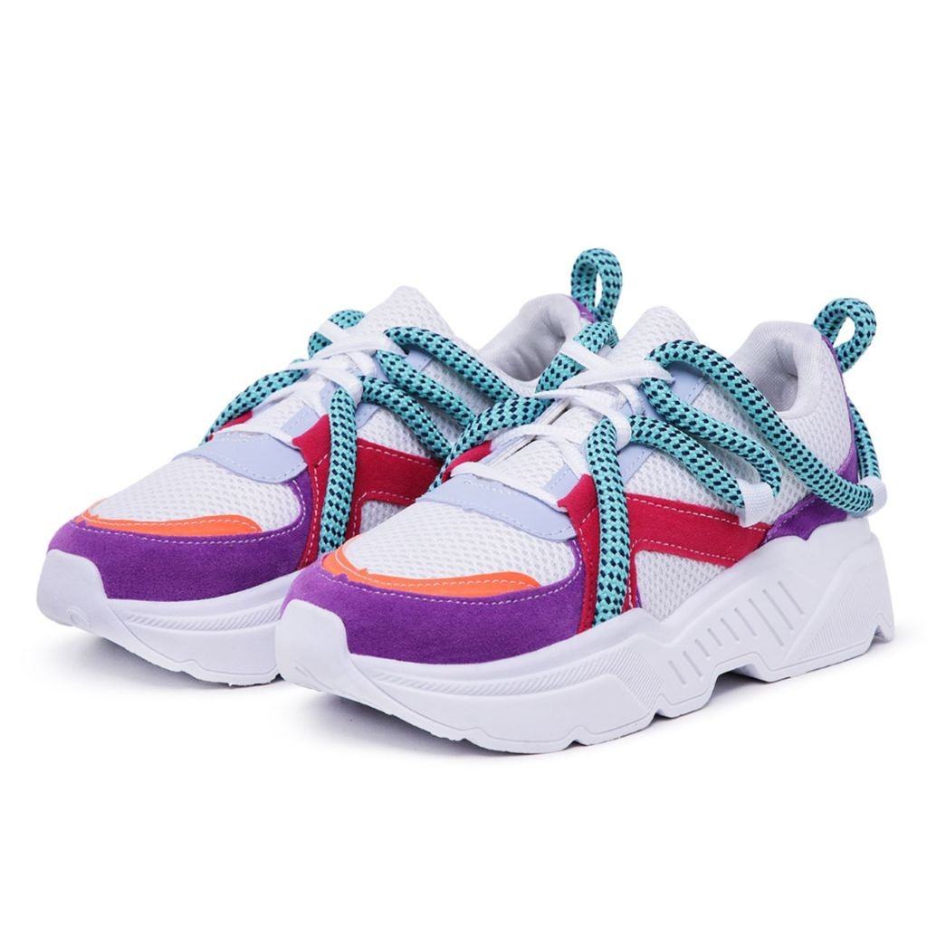 Tênis Feminino Chunky Sneaker Colorido Virginia